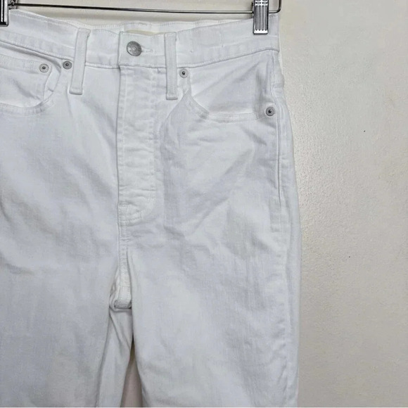 Madewell Womens 25 The Perfect Vintage Jean in Tile White Raw-Hem Edition - Picture 5 of 15